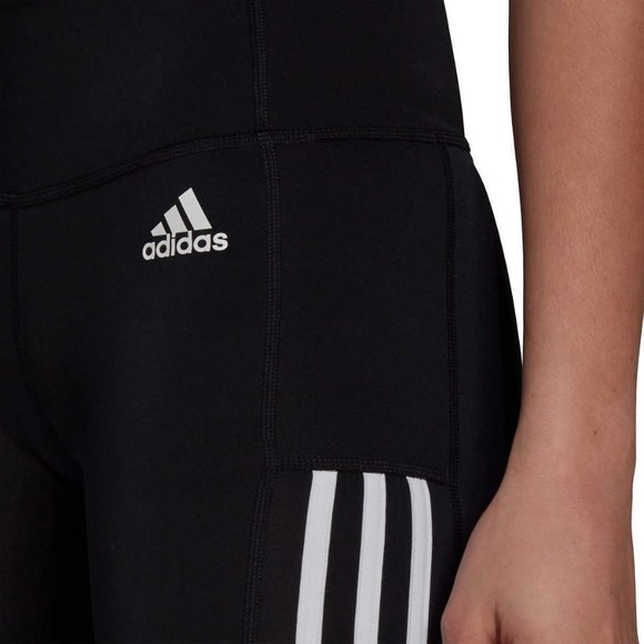 NWT Adidas Ladies' Bike Shorts, High Rise, Black, Light Compression M (last one) - Picture 4 of 5